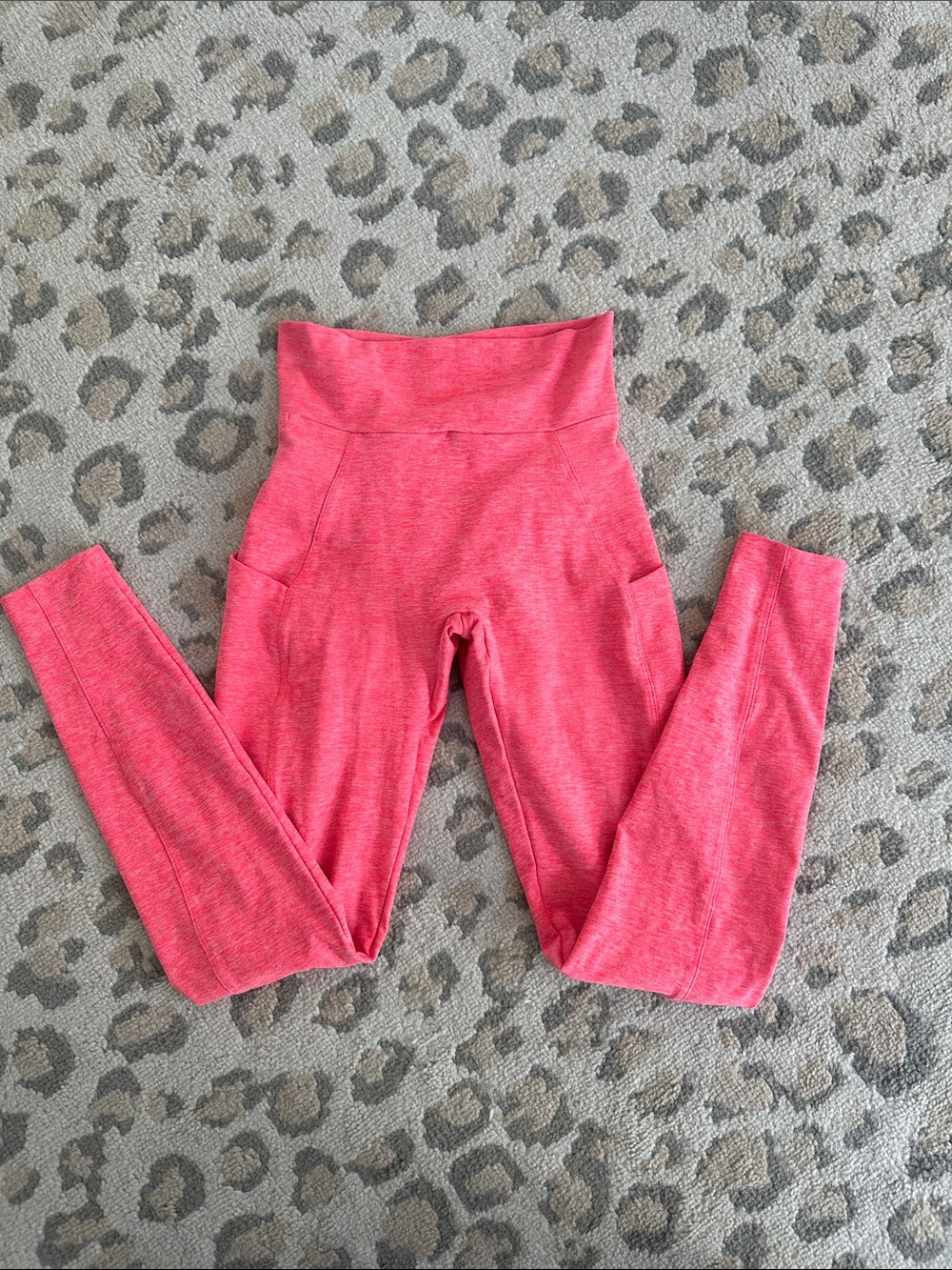 Bombshell Heathered Coral Leggings